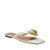 The Camie Shell Sandal -  Optic White  - Optic White