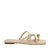The Camie Toe Thong Sandal - Gold