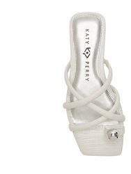 The Camie Toe Thong Sandal -  Optic White