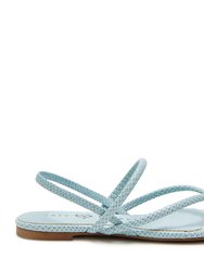 The Claire Sandal - Tranquil Blue - Tranquil Blue