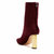 The Dellilah High Bootie - Burgundy