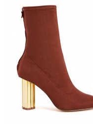 The Dellilah High Bootie - Sepia