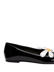 The Evie Daisy Flat - Black