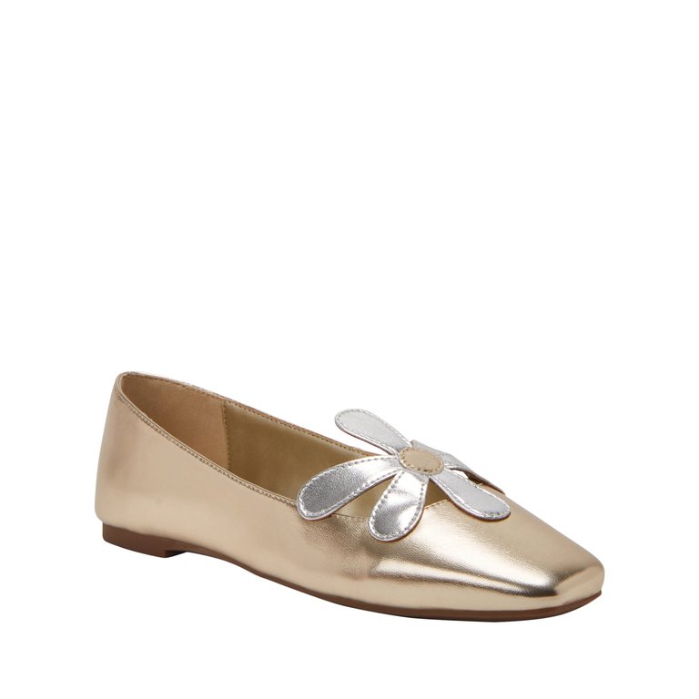 The Evie Daisy Flat - Gold