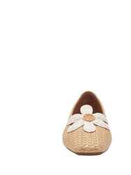 The Evie Daisy Flat - Natural