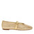 The Evie Mary Jane Woven - Gold - Gold