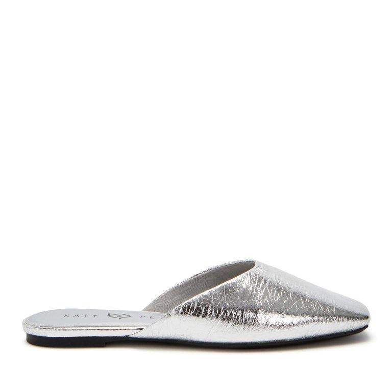 The Evie Mule - Silver - Silver