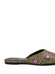 The Evie Mule - Violet Multi