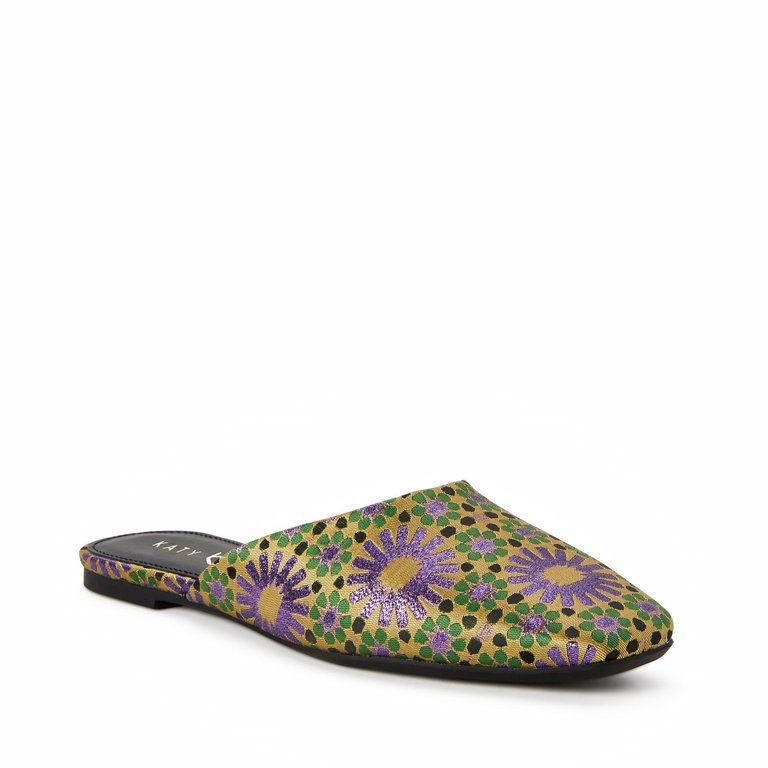 The Evie Mule - Violet Multi - Violet Multi