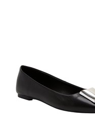The Evie Stud Sandals - Black
