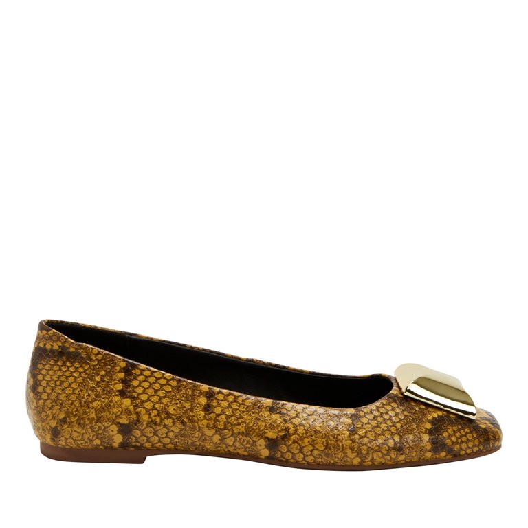 The Evie Stud Sandals - Mustard Multi - Mustard Multi