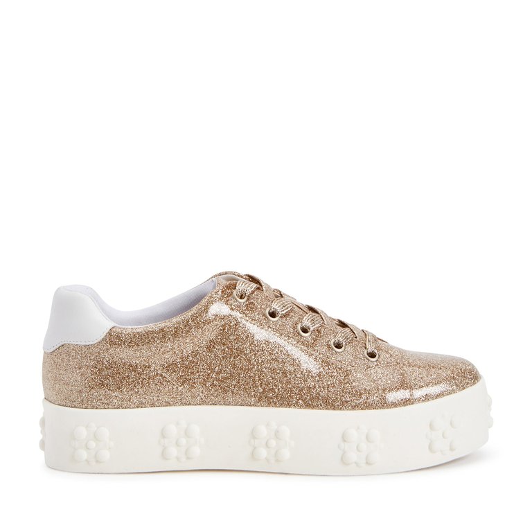 The Florral Sneaker - Champagne