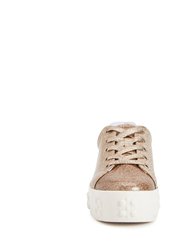 The Florral Sneaker - Champagne