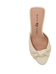 The Framing Heel Knotted Sandal - Chalk