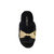 The Fuzzy Bow Slide - Black