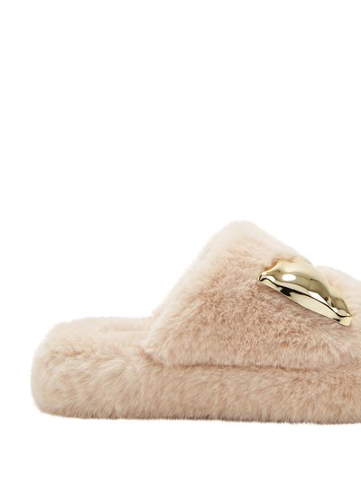 Katy Perry The Fuzzy Bow Slide - Dark Blush product