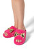 The Fuzzy Bow Slide - Hot Pink