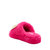 The Fuzzy Bow Slide - Hot Pink