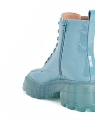 The Geli Combat Boot - Arctic Blue