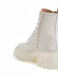 The Geli Combat Boot - Cotton