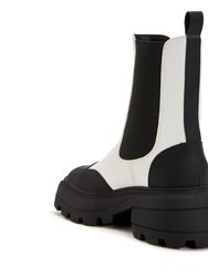 The Geli Combat Boot - Optic White