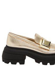The Geli Combat Loafer - Champagne - Champagne