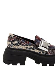 The Geli Combat Loafer - Red Multi - Red Multi