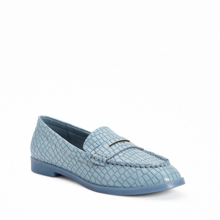 The Geli Loafer - Arctic Blue