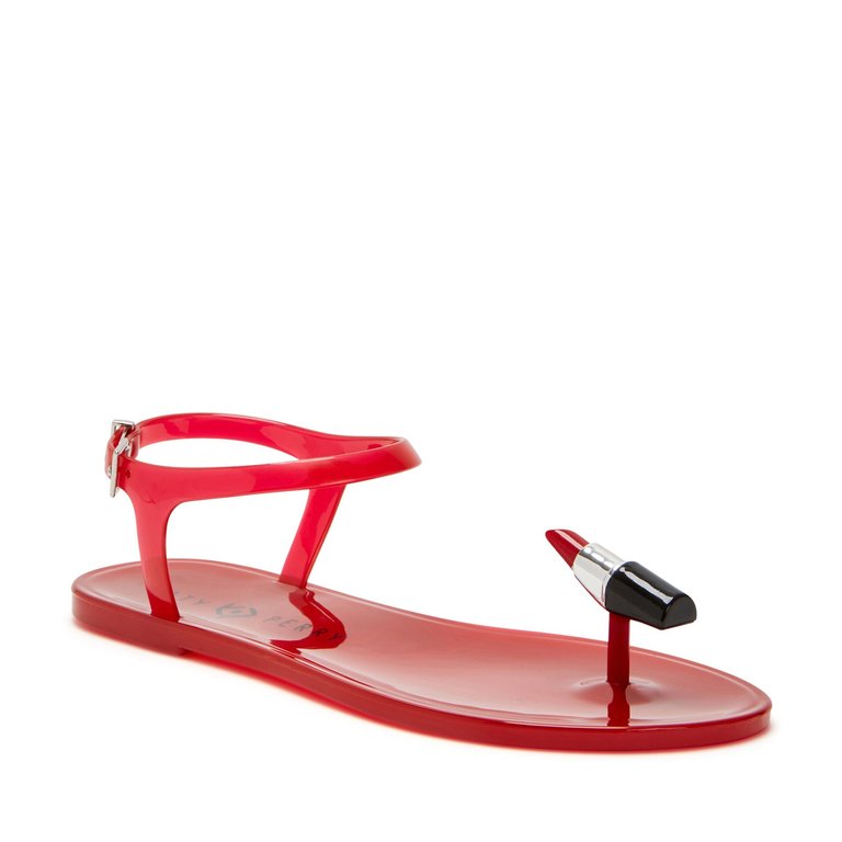 The Geli® Sandal - Luscious Red Lipstick