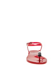 The Geli® Sandal - Luscious Red Lipstick