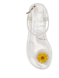 The Geli® Sandals - Clear Daisy