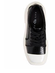 The Geli Solid Sneaker - Black