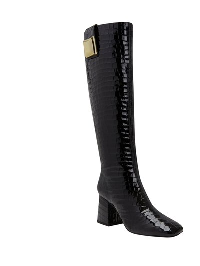 Katy Perry The Geminni Boot In Patent Croco - Black product