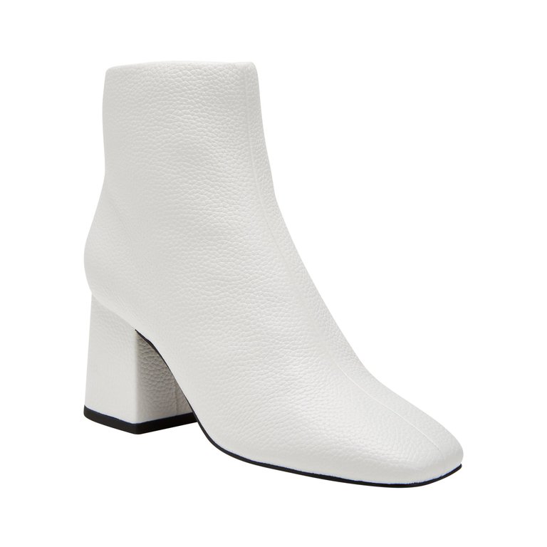 The Geminni Bootie - Optic White - Optic White