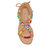 The Halie Bead Sandal - Biscotti Bright Multi