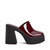 The Heightten Clog - Burgundy