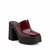 The Heightten Clog - Burgundy - Burgundy