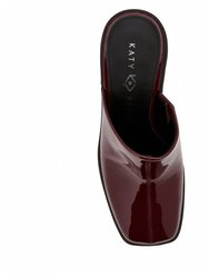 The Heightten Clog - Burgundy