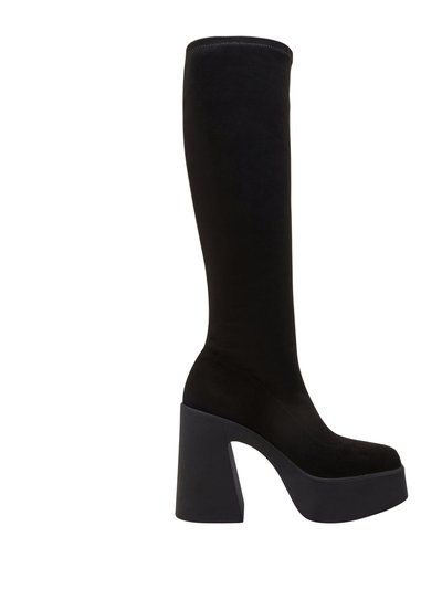 Katy Perry The Heightten Stretch Boot In Microsuede - Black product