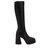 The Heightten Stretch Boot In Nappa - Black - Black