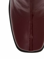 The Heightten Stretch Bootie - Burgundy