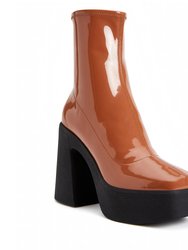 The Heightten Stretch Bootie - Butterscotch - Butterscotch