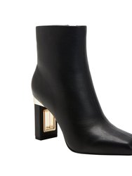 The Hollow Heel Bootie - Black