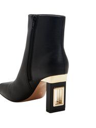 The Hollow Heel Bootie - Black