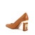 The Hollow Heel Pump Sandal - Cognac