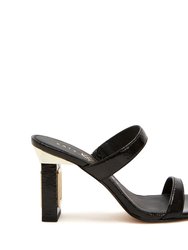 The Hollow Heel Sandal - Black - Black