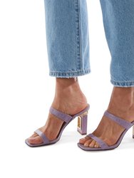 The Hollow Heel Sandal - Digital Lavender