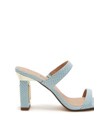 The Hollow Heel Sandal - Tranquil Blue - Tranquil Blue
