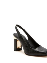 The Hollow Heel Sling Back - Black - Black