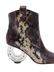 The Horshoee Bootie - Red Multi - Red Multi